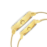 TIMEX Green Round Dial Analog Pair's Watch - TW00PR324