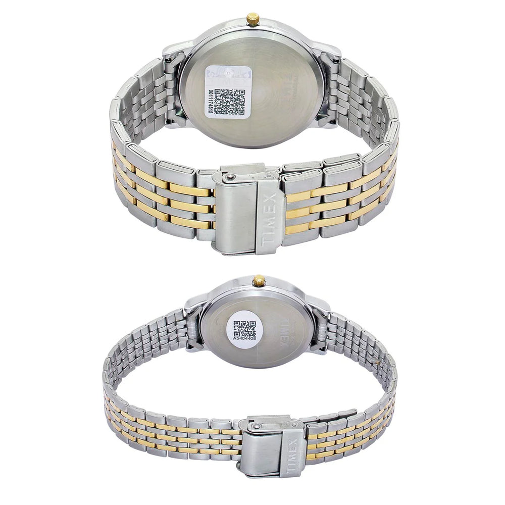 TIMEX Pairs Beige Round Dial Analog Watch - TW00PR329 - KRISHNA WATCH COMPANY