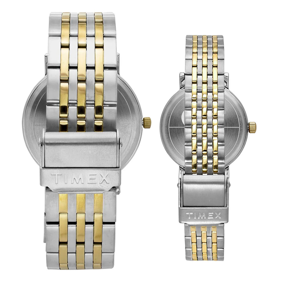 TIMEX Pairs Beige Round Dial Analog Watch - TW00PR329 - KRISHNA WATCH COMPANY