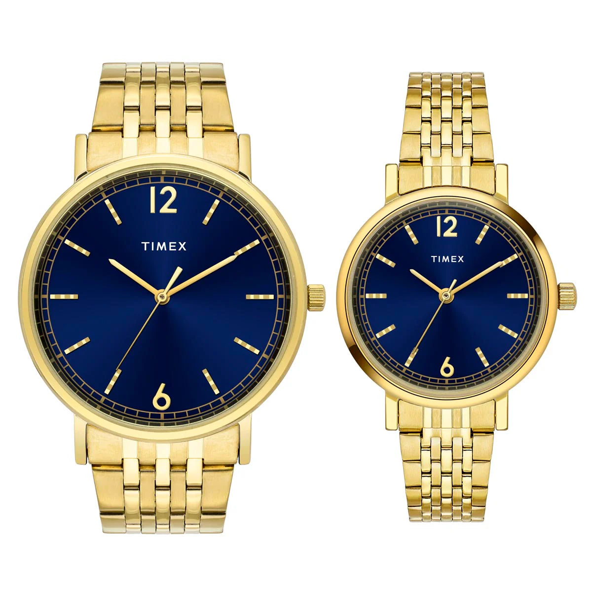TIMEX Pairs Blue Round Dial Analog Watch - TW00PR337 - KRISHNA WATCH COMPANY