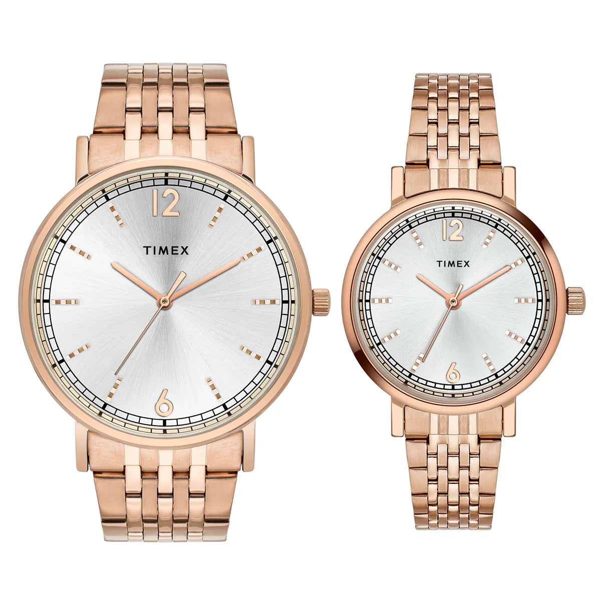 TIMEX Pairs Silver Round Dial Analog Watch - TW00PR338 - KRISHNA WATCH COMPANY