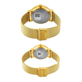 TIMEX Green Round Dial Analog Pair's Watch - TW00PR342