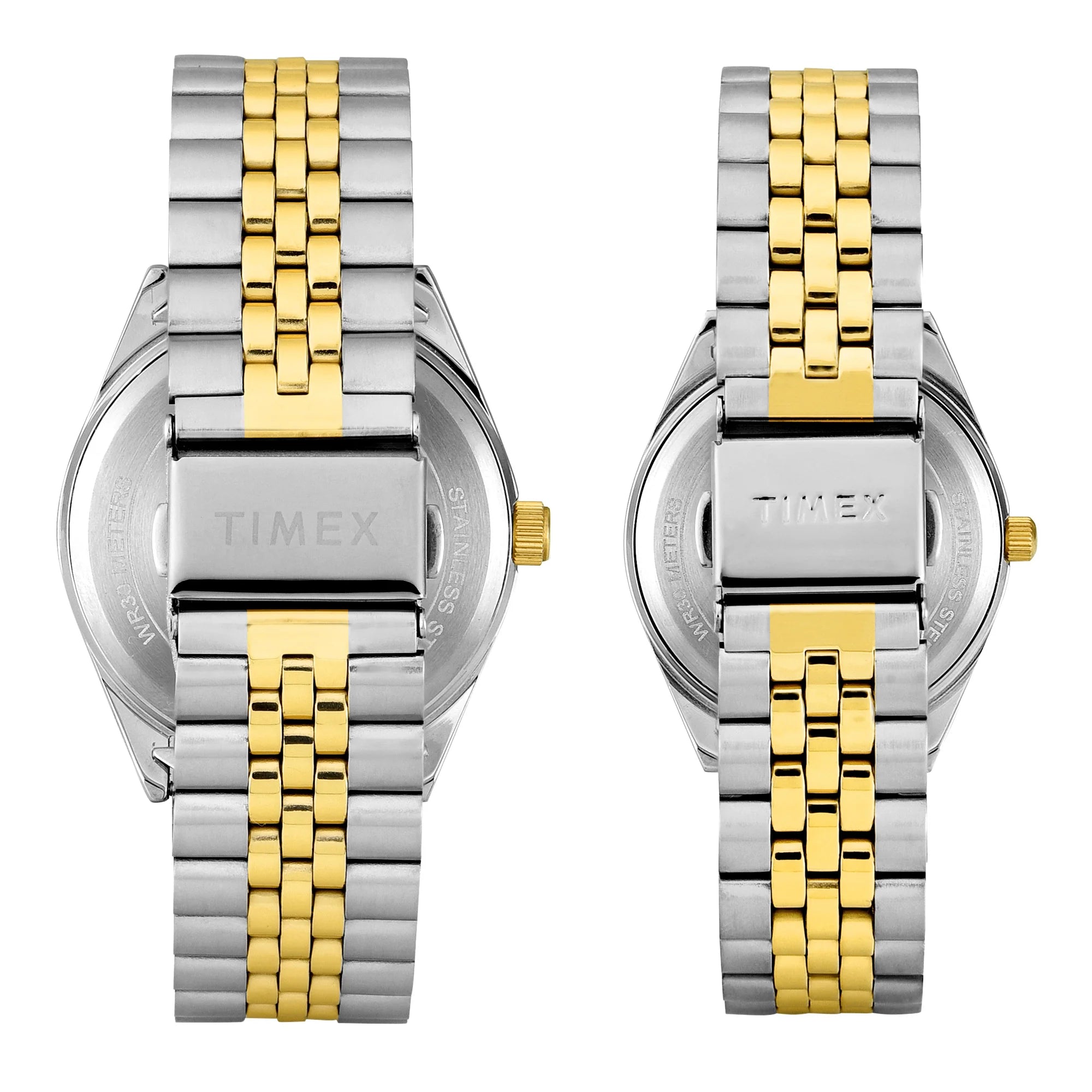 TIMEX Trendline Green Round Dial Analog Pair's Watch - TW00PR347 - KRISHNA WATCH COMPANY