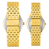 TIMEX Trendline Green Round Dial Analog Pair's Watch - TW00PR348