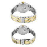 TIMEX Trendline Silver Round Dial Analog Pair's Watch - TW00PR350 - KRISHNA WATCH COMPANY