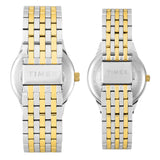 TIMEX Trendline Silver Round Dial Analog Pair's Watch - TW00PR350 - KRISHNA WATCH COMPANY