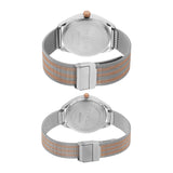 TIMEX Trendline Black Round Dial Analog Pair's Watch - TW00PR351