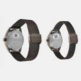 TIMEX Trendline Brown Round Dial Analog Pair's Watch - TW00PR353