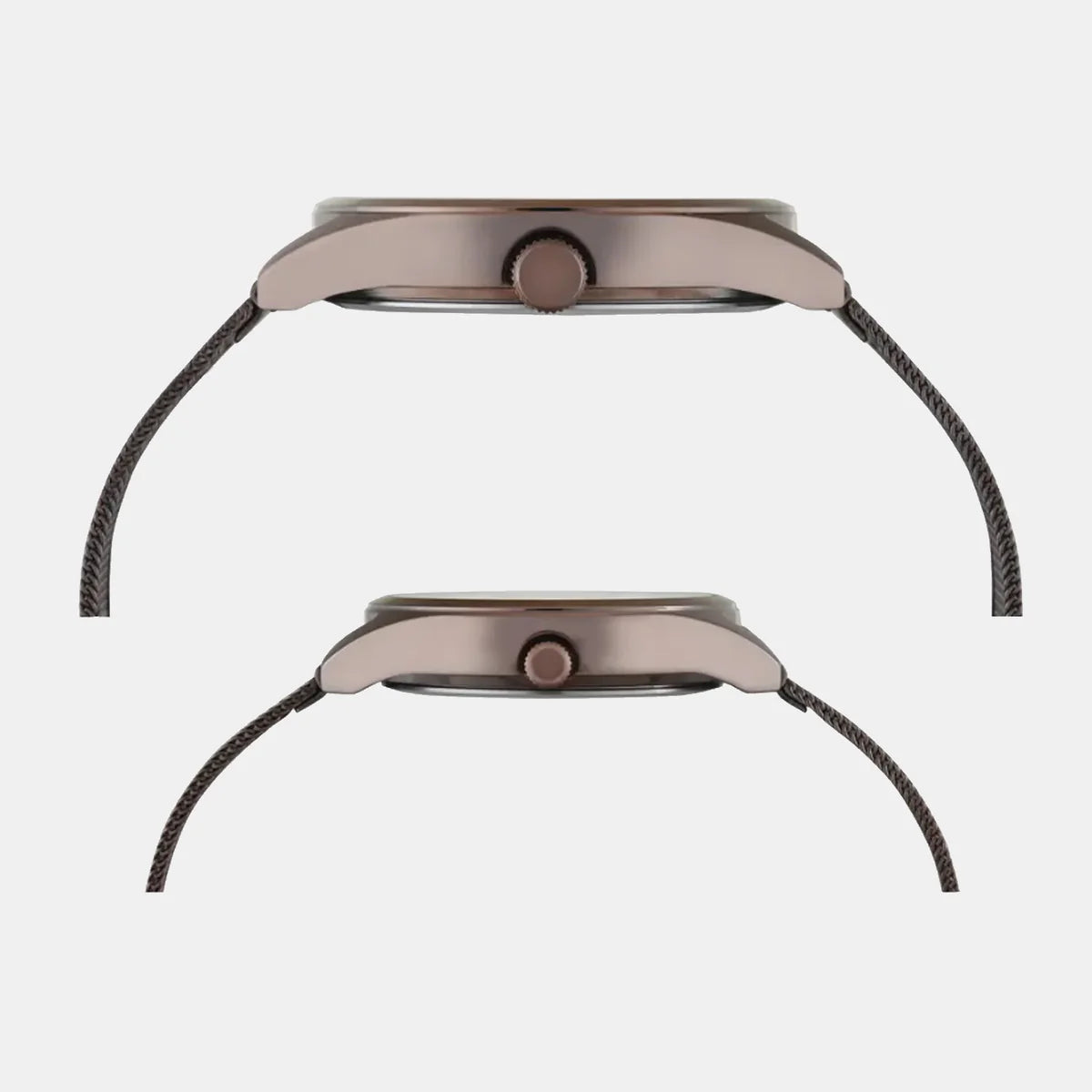 TIMEX Trendline Brown Round Dial Analog Pair's Watch - TW00PR353 - KRISHNA WATCH COMPANY