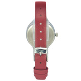 Helix By Timex Red Round Analog Leather Watch Women -TW027HL20