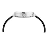 Helix By Timex Black Round Analog Silicone Watch Women -TW048HL16