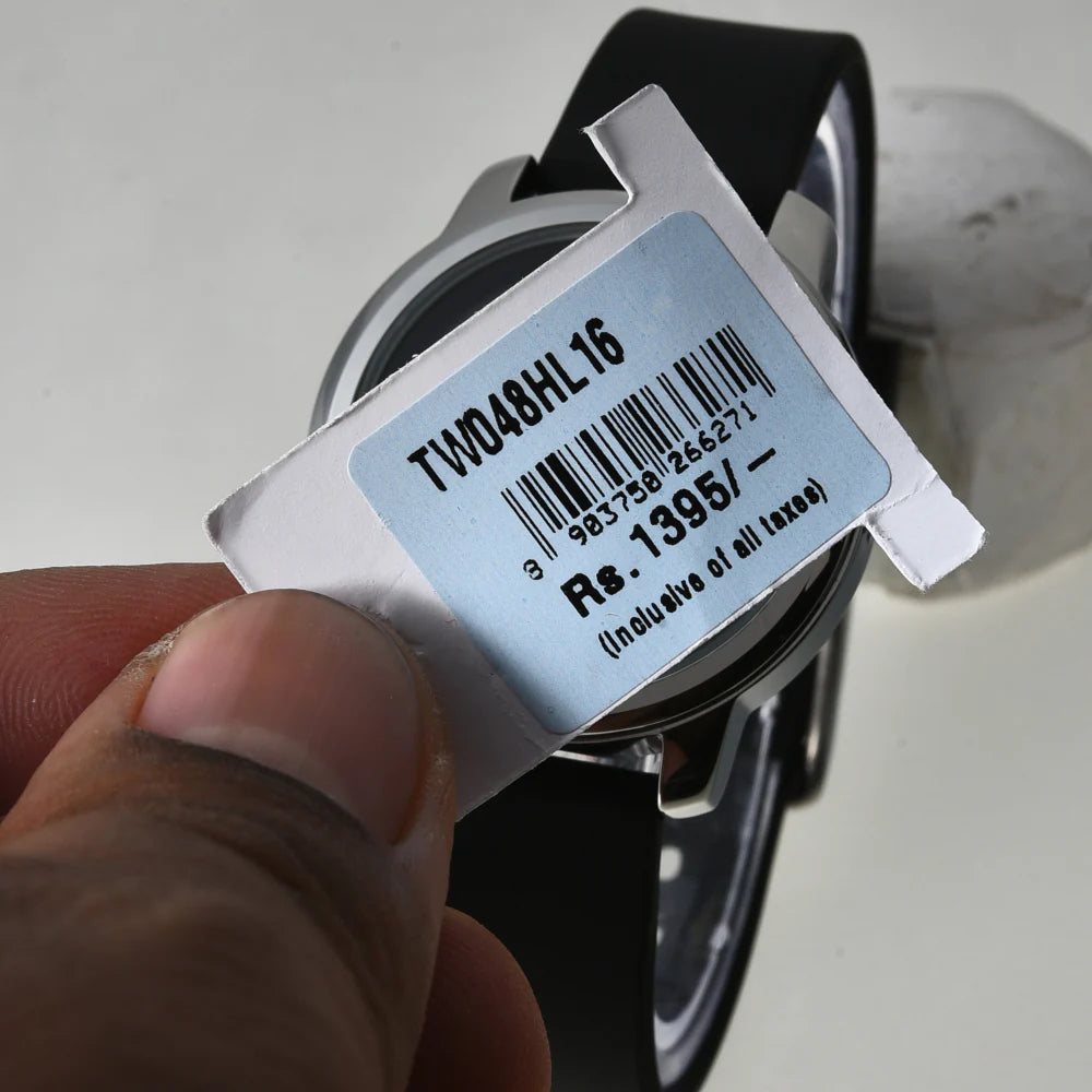 Helix By Timex Black Round Analog Silicone Watch Women -TW048HL16 - KRISHNA WATCH COMPANY
