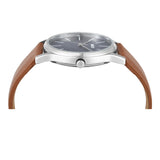 Helix By Timex Blue Round Analog Leather Watch Men - TW054HG02