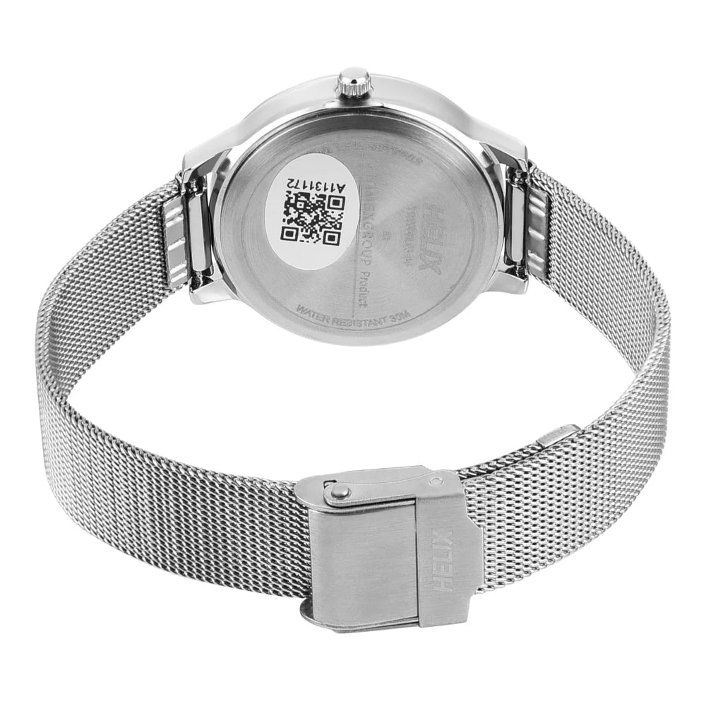 Helix By Timex Green Round Analog Stainless Steel Watch Women -TW055HL03 - KRISHNA WATCH COMPANY