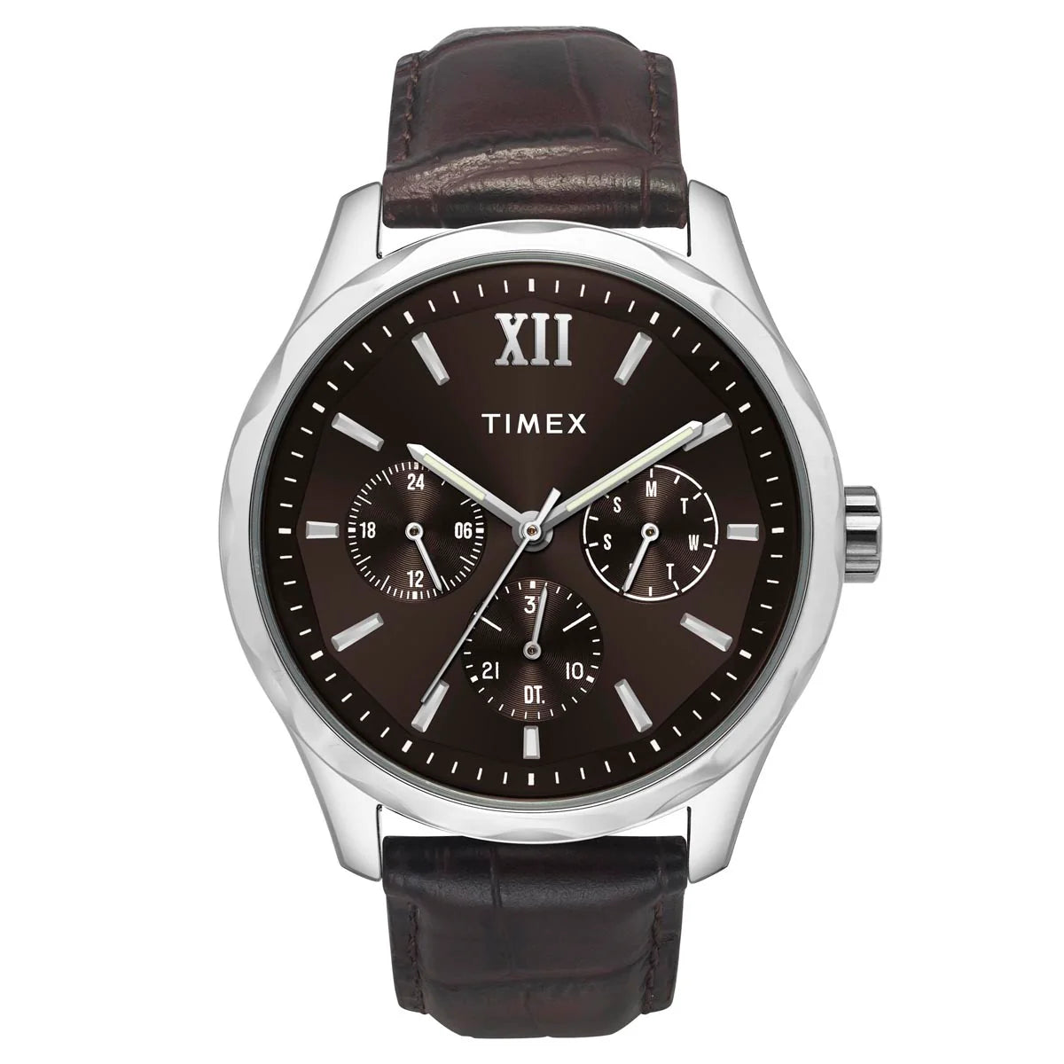 Timex Men Brown Round Dial Analog Watch - TW0TG7633 - KRISHNA WATCH COMPANY