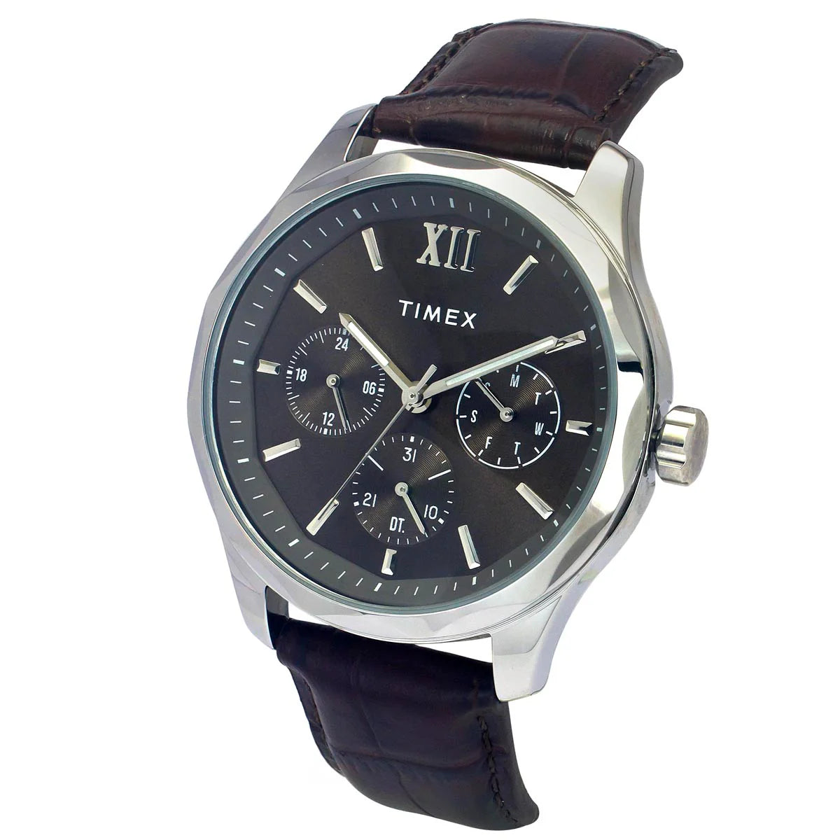 Timex Men Brown Round Dial Analog Watch - TW0TG7633 - KRISHNA WATCH COMPANY
