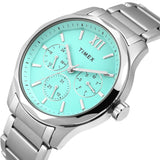 Timex Chrono Tiffany Blue Round Dial Men's Watch - TW0TG7639
