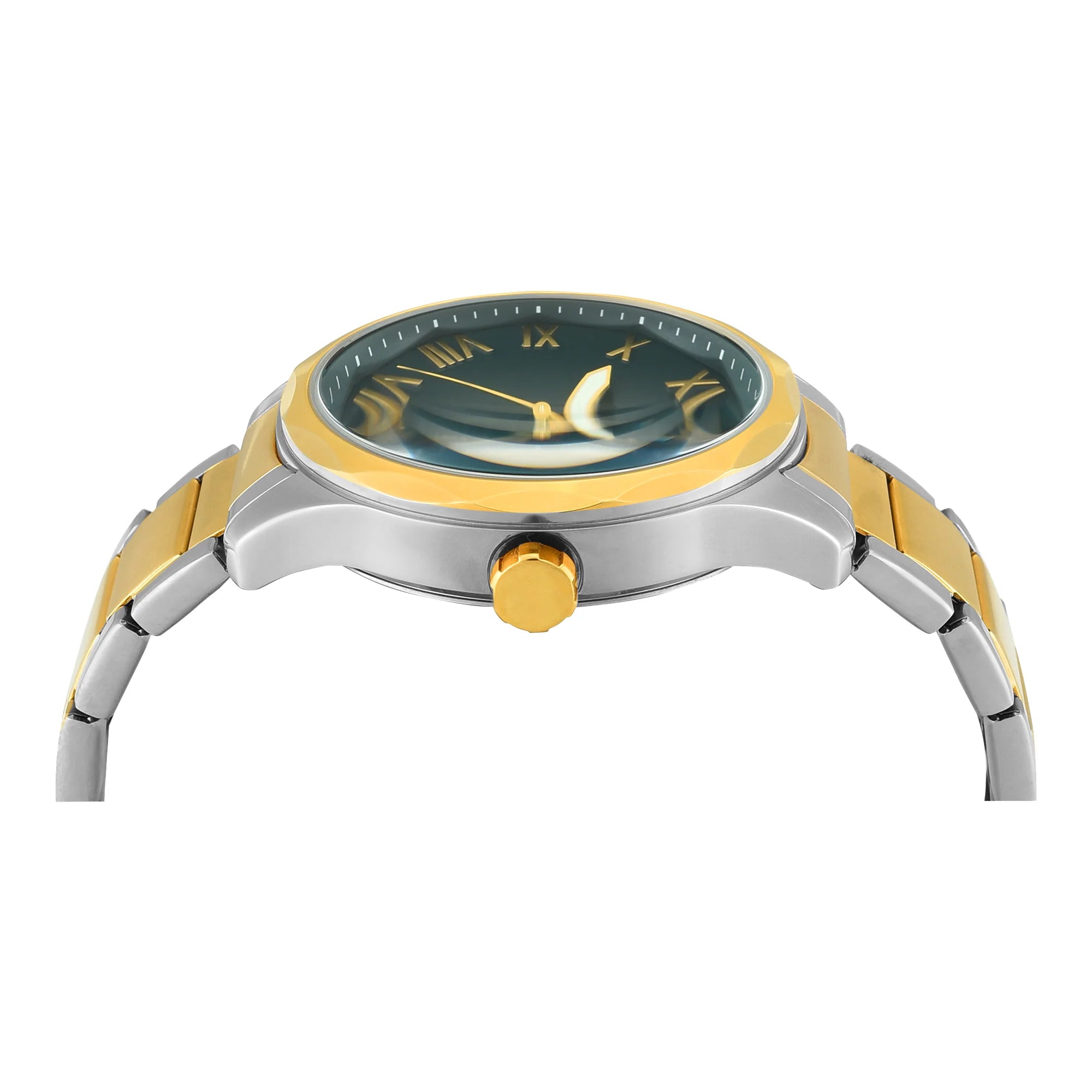 Timex Full Roman Green Dial Astrological Men's Watch - TW0TG7641 - KRISHNA WATCH COMPANY