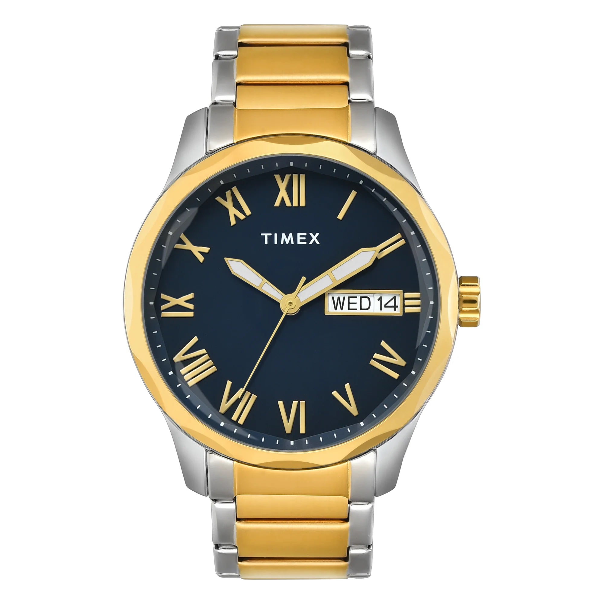 Timex Full Roman Blue Dial Men's Watch - TW0TG7642 - KRISHNA WATCH COMPANY