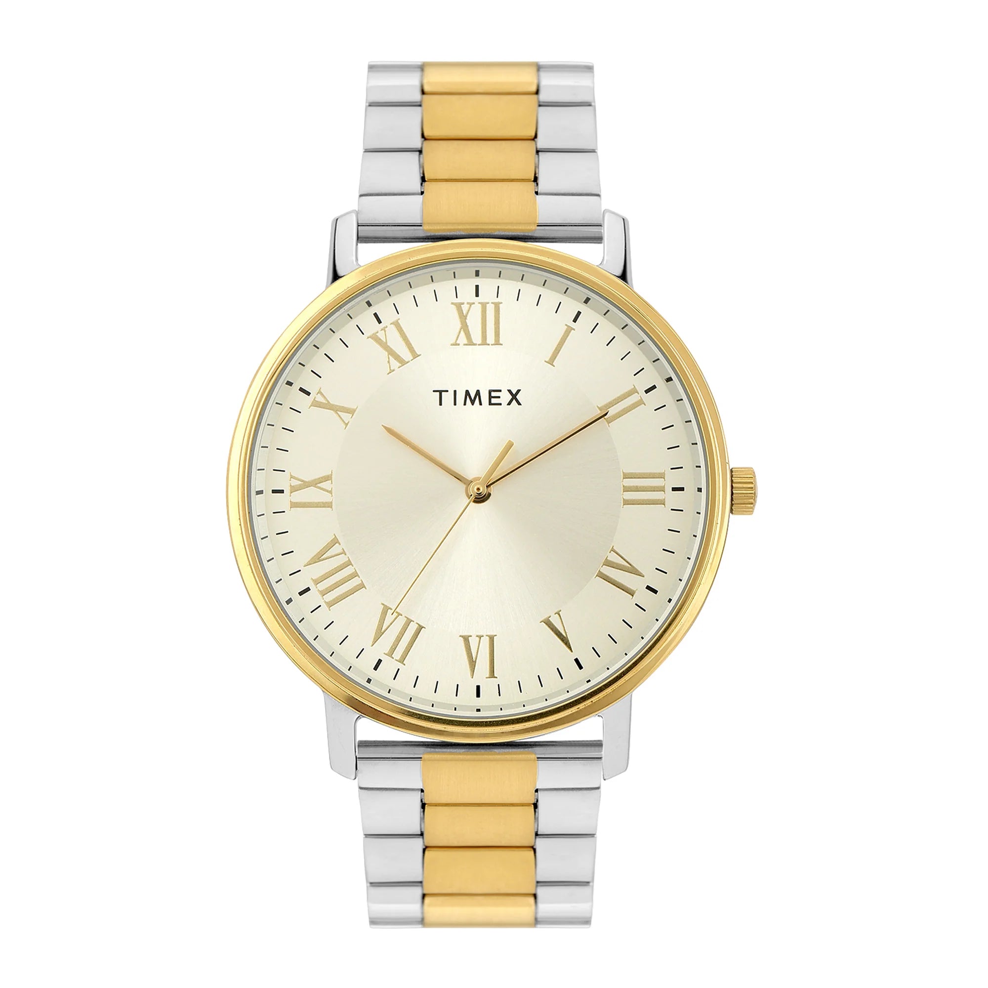 Timex Roman Champ Dial St Steel Bracelet Men's Watch - TW0TG8025 - KRISHNA WATCH COMPANY