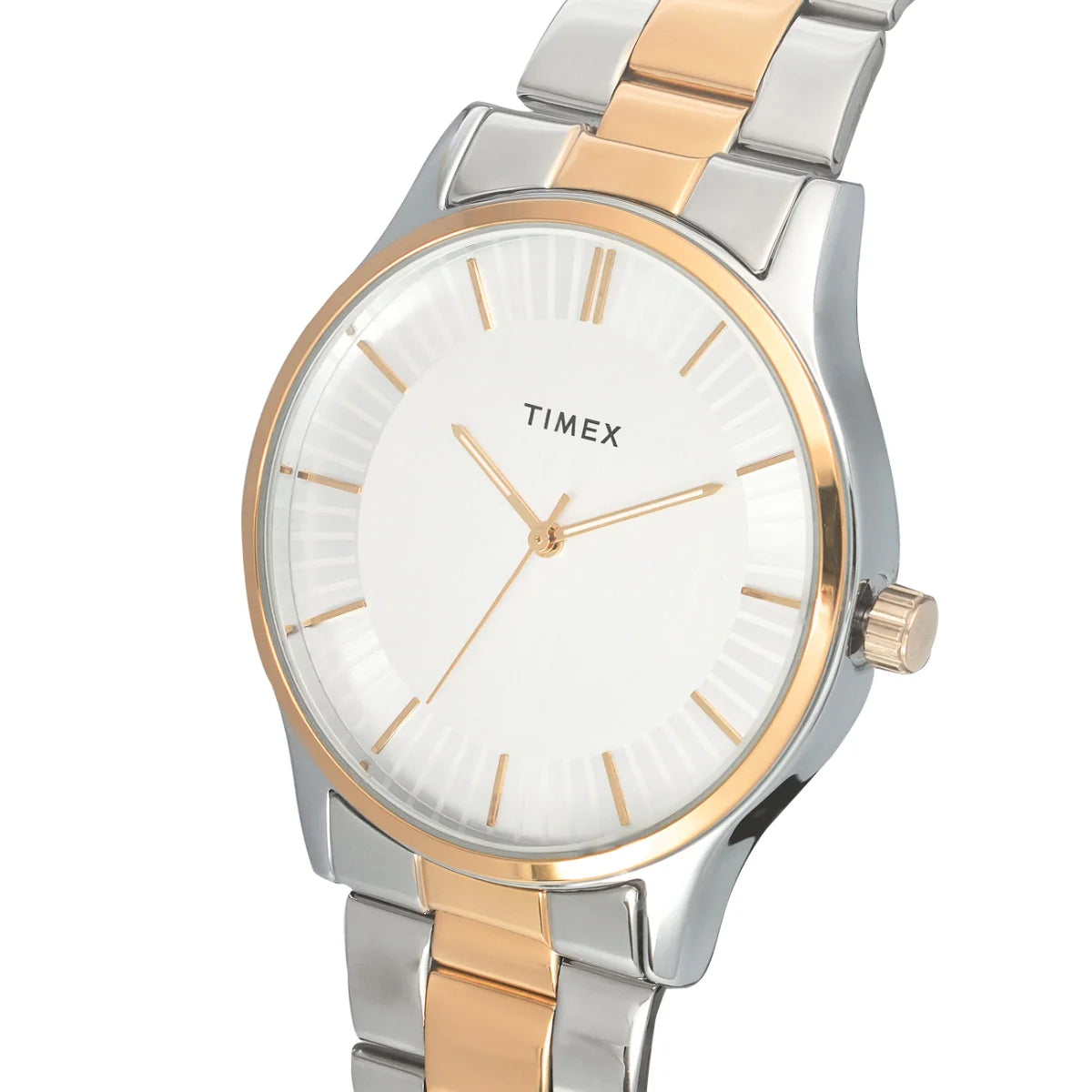 Timex 3 Hands Analog Silver Dial Men Watch - TW0TG8308 - KRISHNA WATCH COMPANY