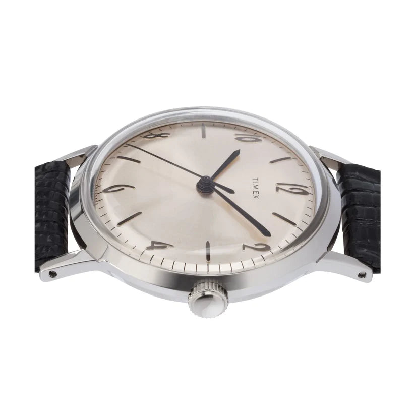 Timex Marlin Silver-Tone Round Dial Automatic Men's Watch - TW2R47900UJ - KRISHNA WATCH COMPANY