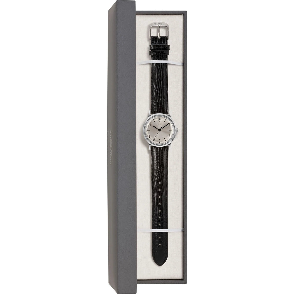 TIMEX Marlin Silver-Tone Round Dial Mechanical Automatic Men's Watch - TW2R47900U9 - KRISHNA WATCH COMPANY