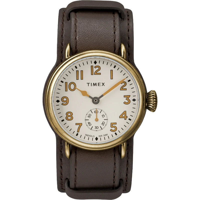 TIMEX Welton 38mm Leather Strap Watch TW2R87900UJ