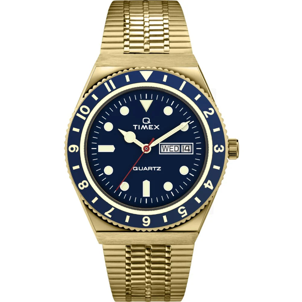 Timex Men Blue Analog Round Stainless Steel Dial Watch - TW2U62000U9 - KRISHNA WATCH COMPANY