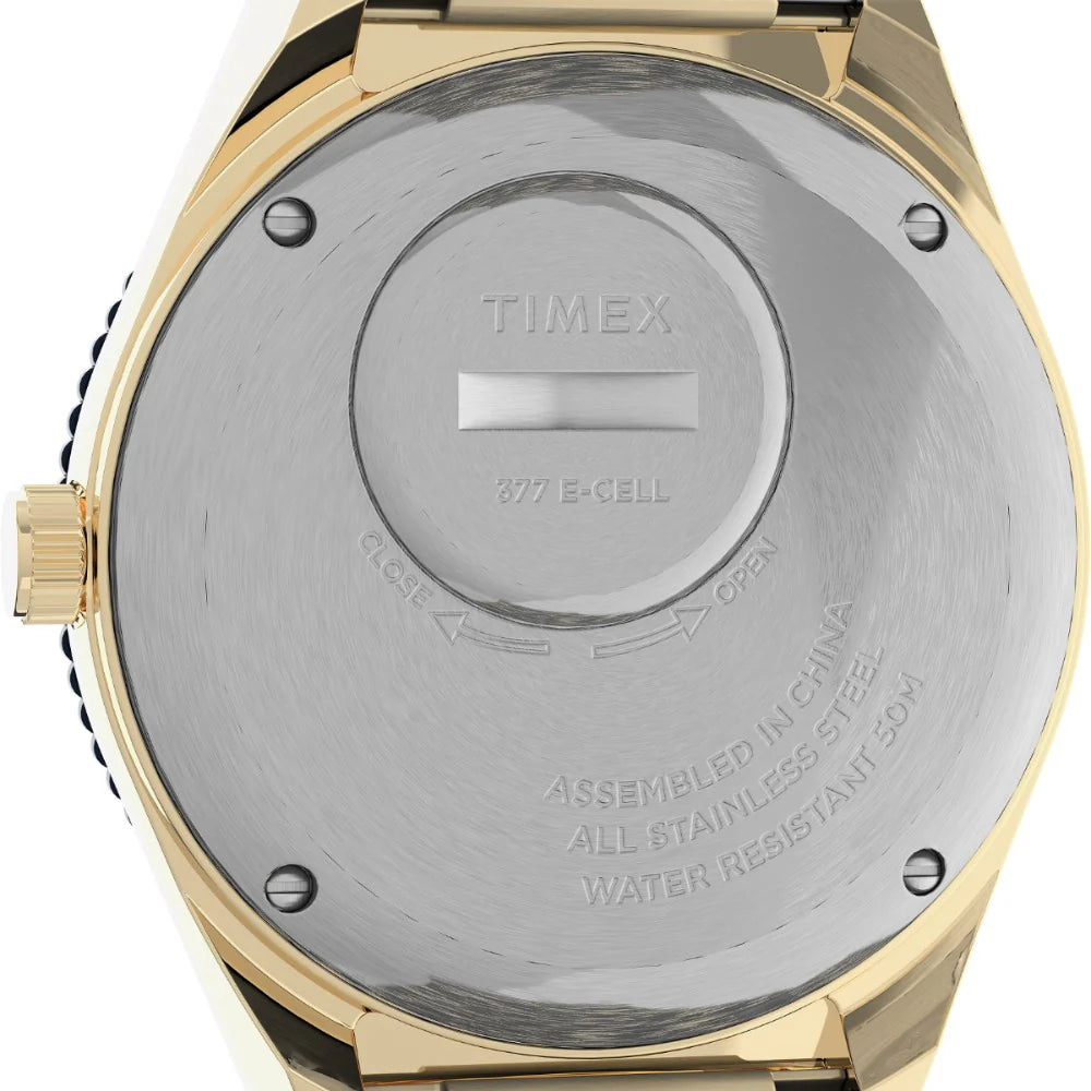 Timex Men Blue Analog Round Stainless Steel Dial Watch - TW2U62000U9 - KRISHNA WATCH COMPANY