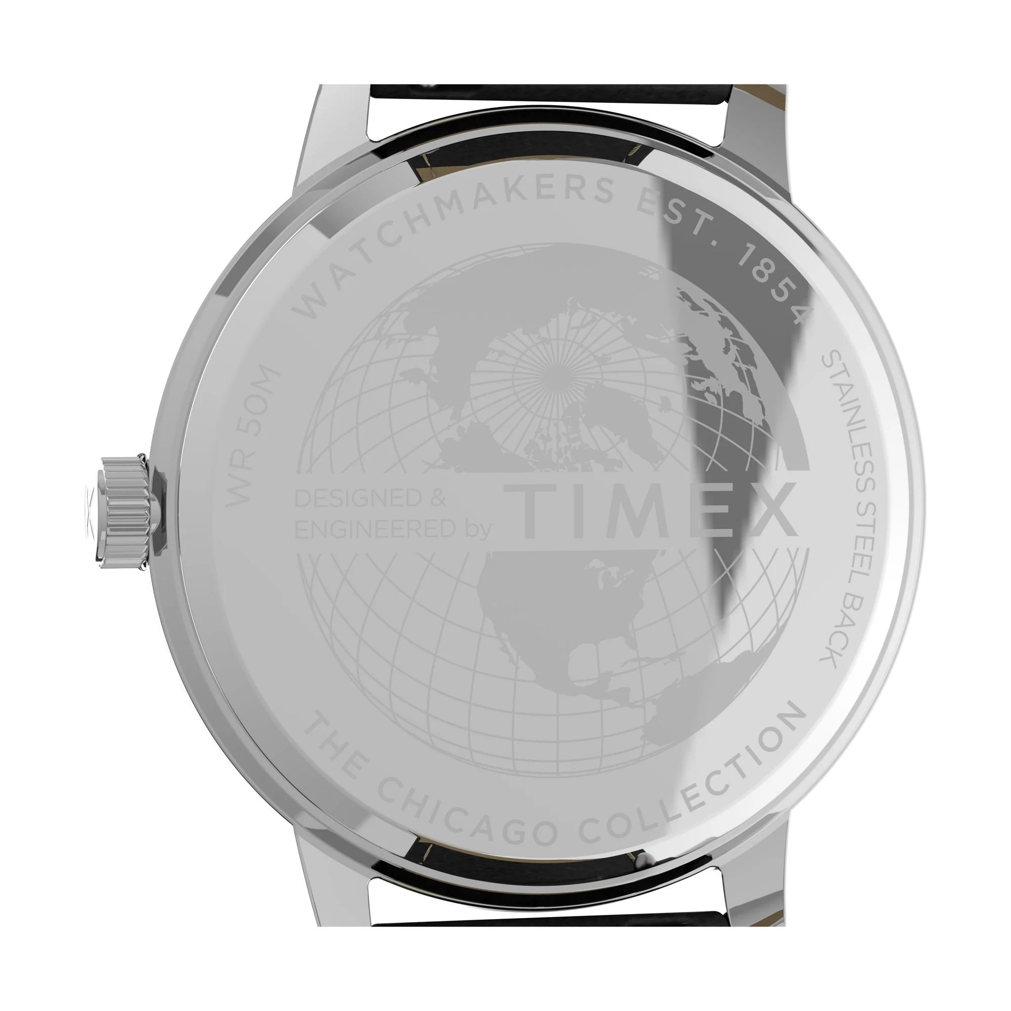 TIMEX Chicago Men Black Round Dial Analog Watch - TW2V29200UJ - KRISHNA WATCH COMPANY