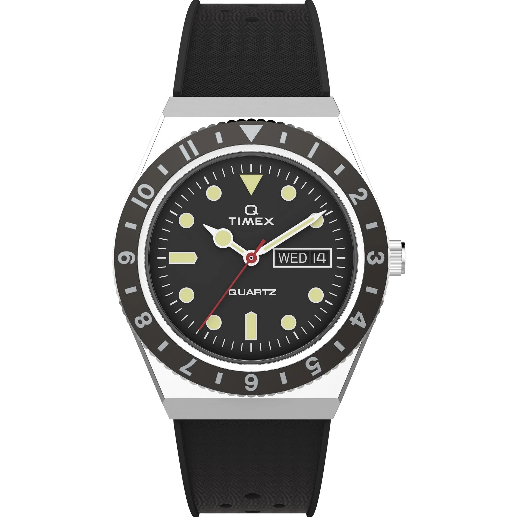 Q Timex Black Round Dial Analog Men's Watch - TW2V32000U9 - KRISHNA WATCH COMPANY