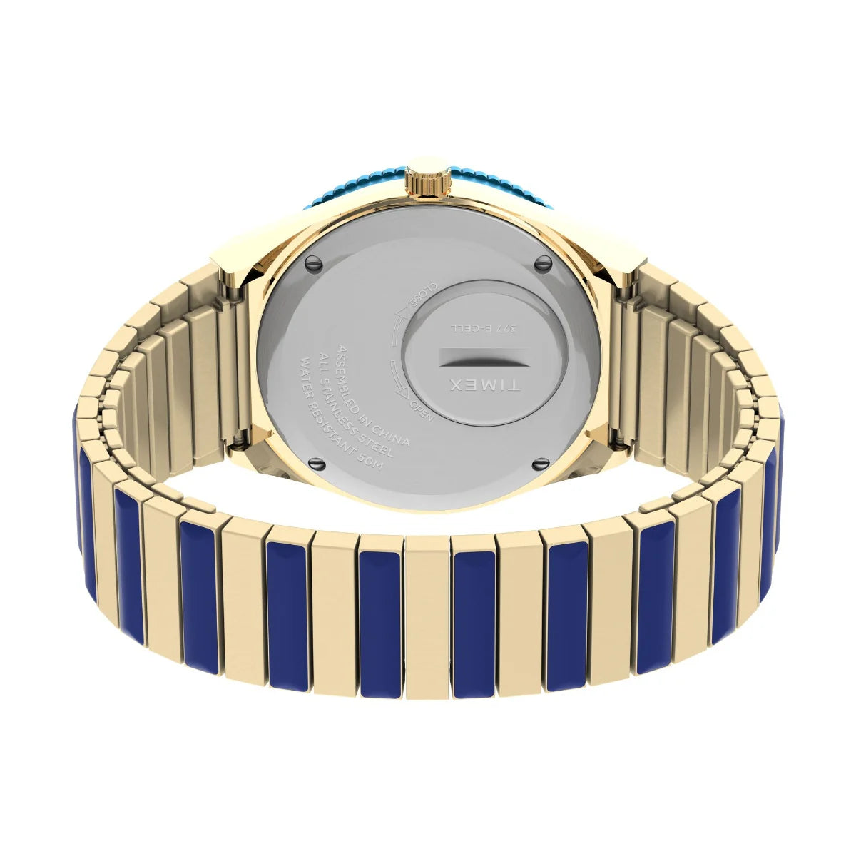 TIMEX Q Timex Malibu 36mm Stainless Steel Expansion Band Watch TW2V38500UJ - KRISHNA WATCH COMPANY