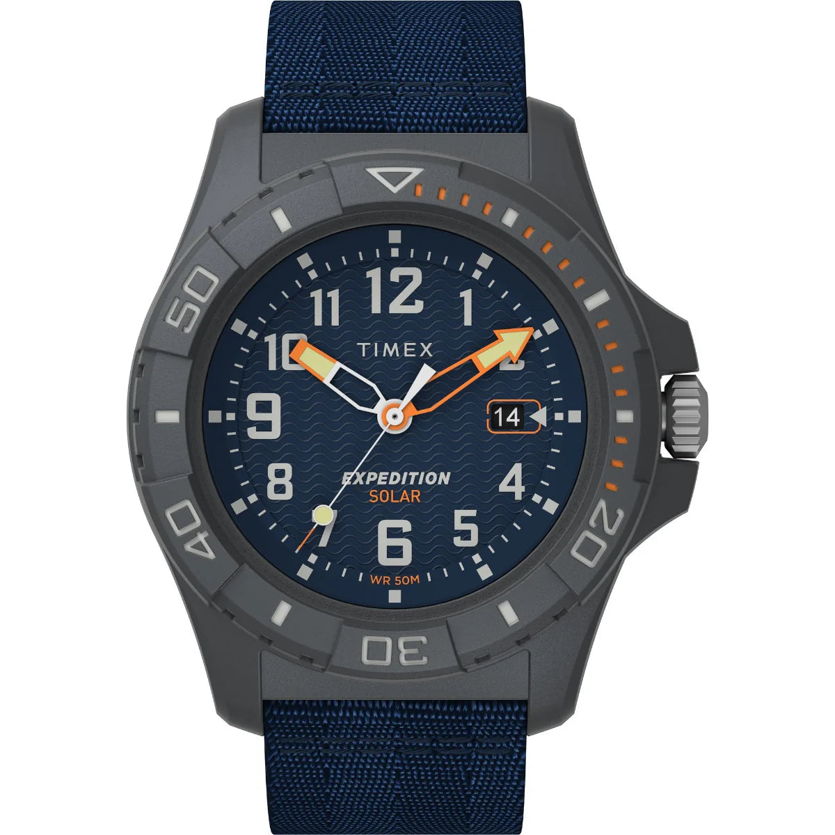 TIMEX Expedition North™ Freedive Ocean 46mm Recycled Fabric Strap Watch TW2V40300X6 - KRISHNA WATCH COMPANY