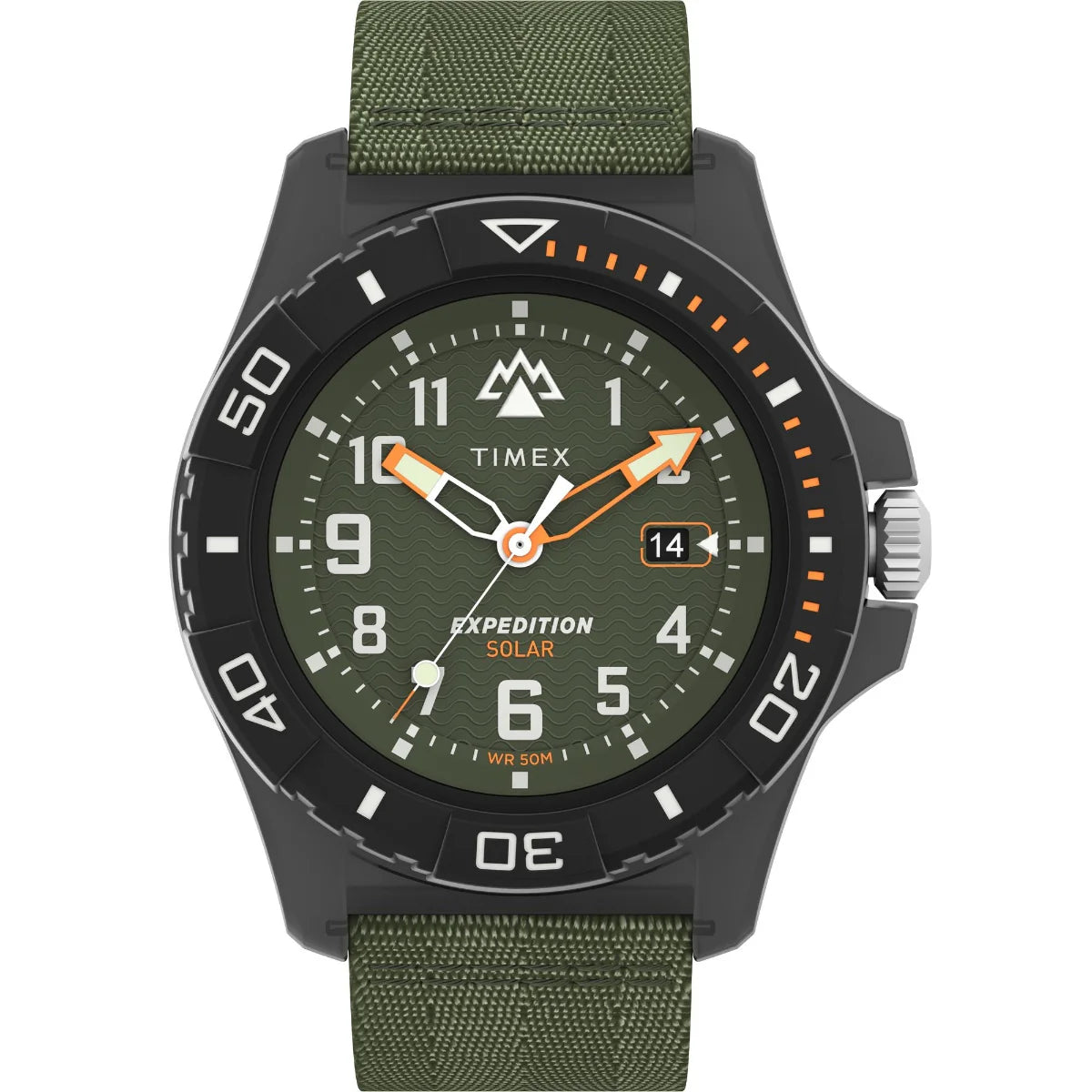 TIMEX Expedition North™ Freedivee Ocean 46mm Recycled Fabric Strap Watch TW2V40400X6 - KRISHNA WATCH COMPANY