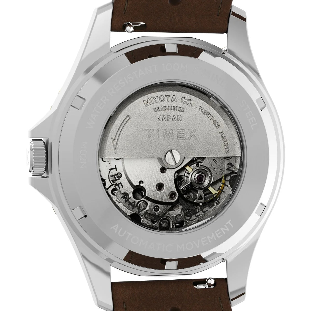 TIMEX Navi XL Automatic 41mm Leather Strap Watch TW2V41500U9 - KRISHNA WATCH COMPANY