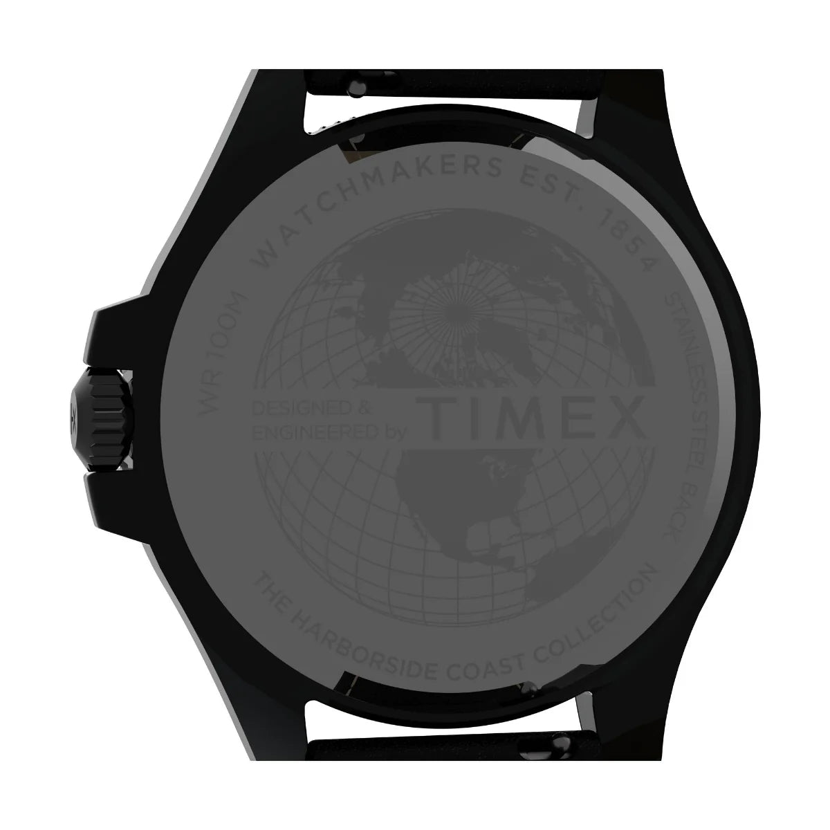 TIMEX Harborside Coast 43mm Leather Strap Watch TW2V42300UJ - KRISHNA WATCH COMPANY