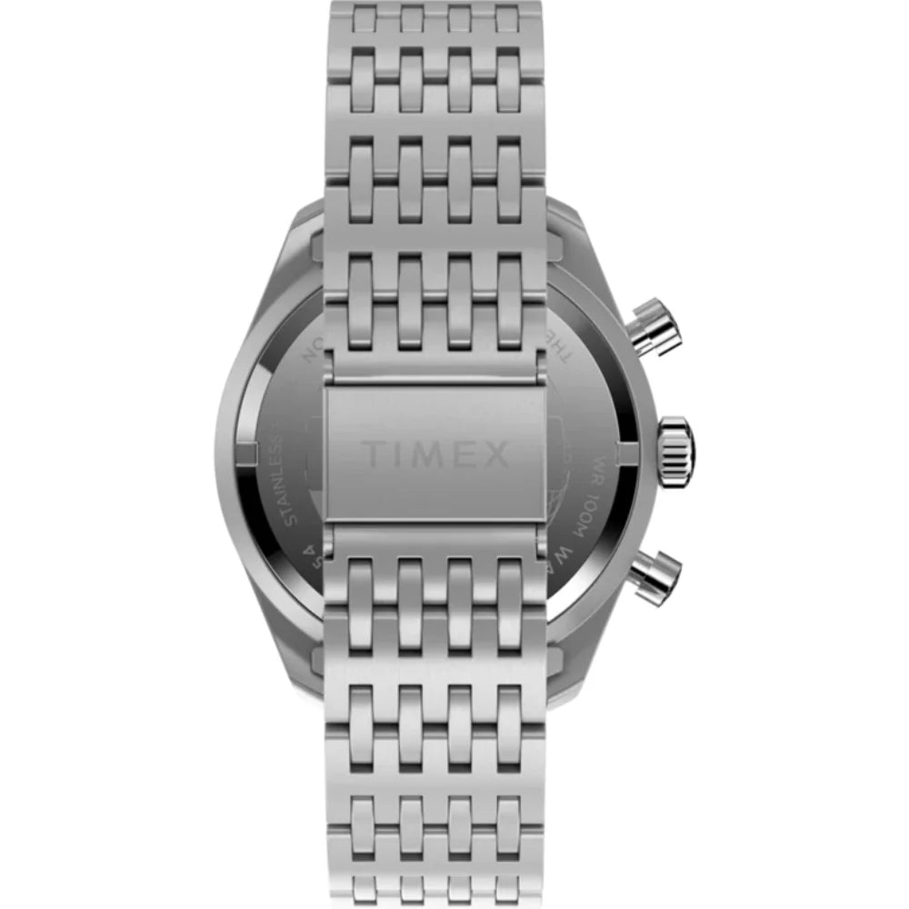 Timex Waterbury Chronograph 41mm Stainless Steel Bracelet Watch - KRISHNA WATCH COMPANY