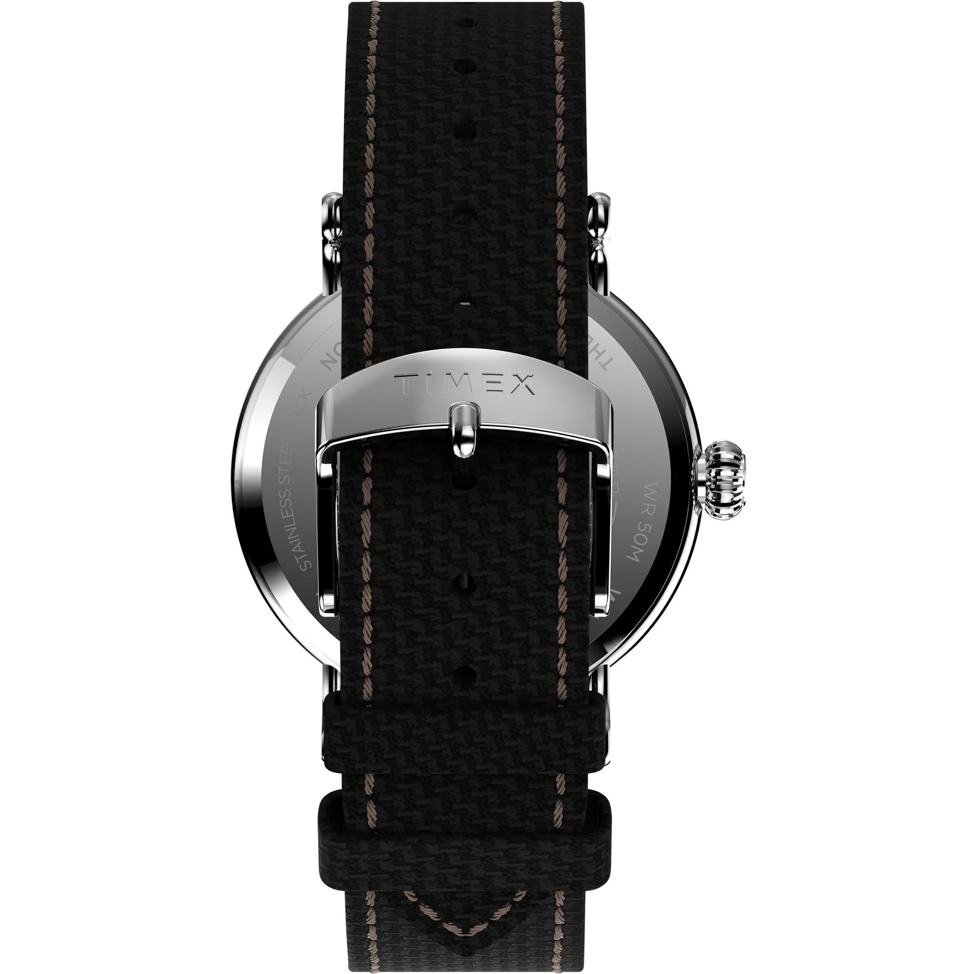 TIMEX Waterbury Black Round Dial Analog Men's Watch - TW2V44000UJ - KRISHNA WATCH COMPANY