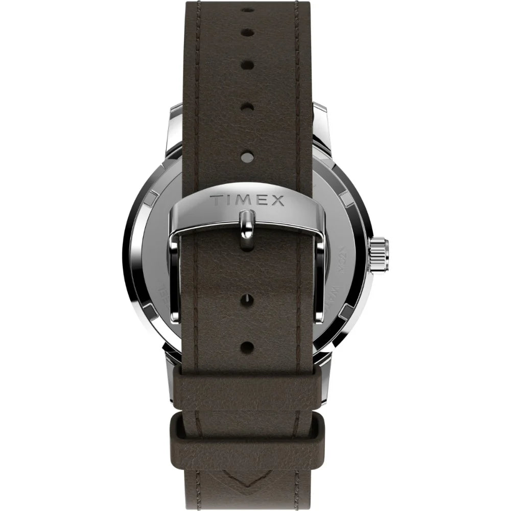TIMEX Marlin Automatic 40mm Leather Strap Watch - TW2V44500U9 - KRISHNA WATCH COMPANY