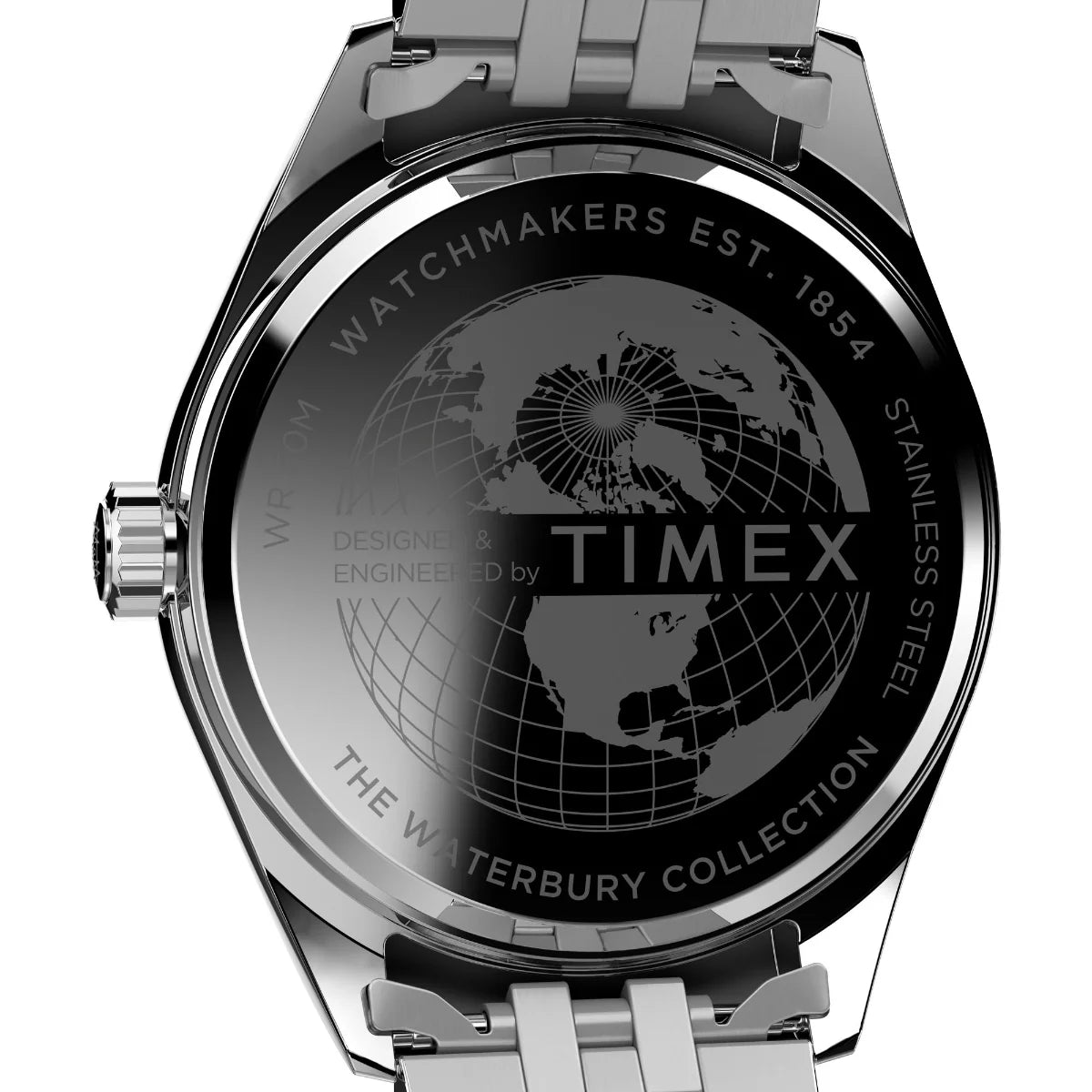 Timex Trend Waterbury Men Brown Round Stainless Steel Dial Analog Watch -TW2V46100UJ - KRISHNA WATCH COMPANY