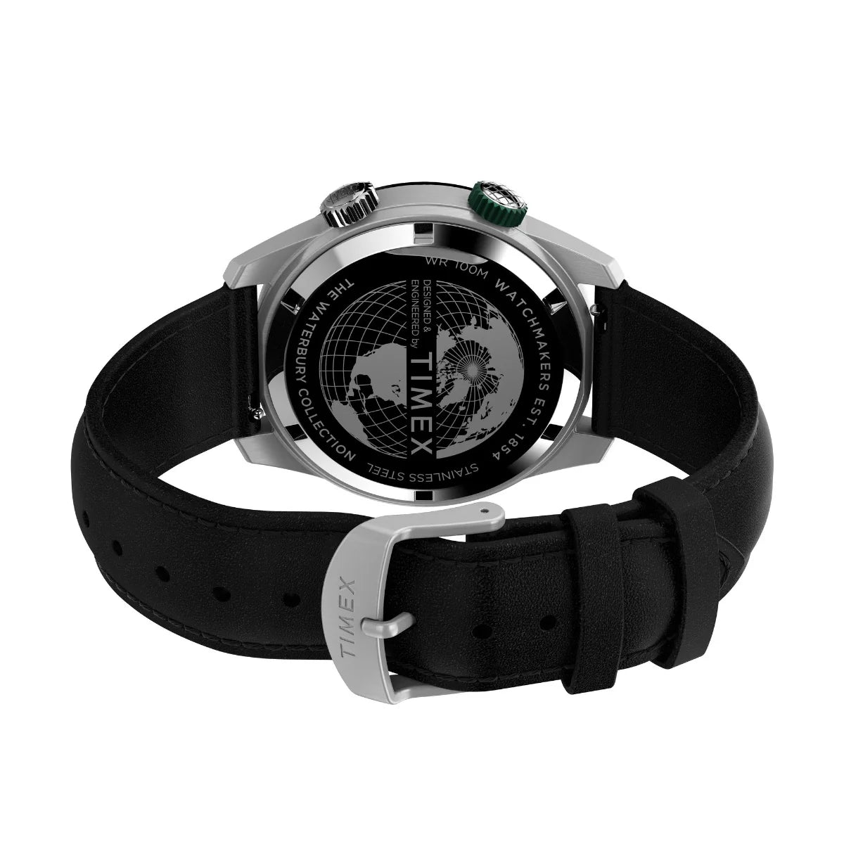 TIMEX Waterbury Dive 41mm Leather Strap Watch TW2V49800UJ - KRISHNA WATCH COMPANY