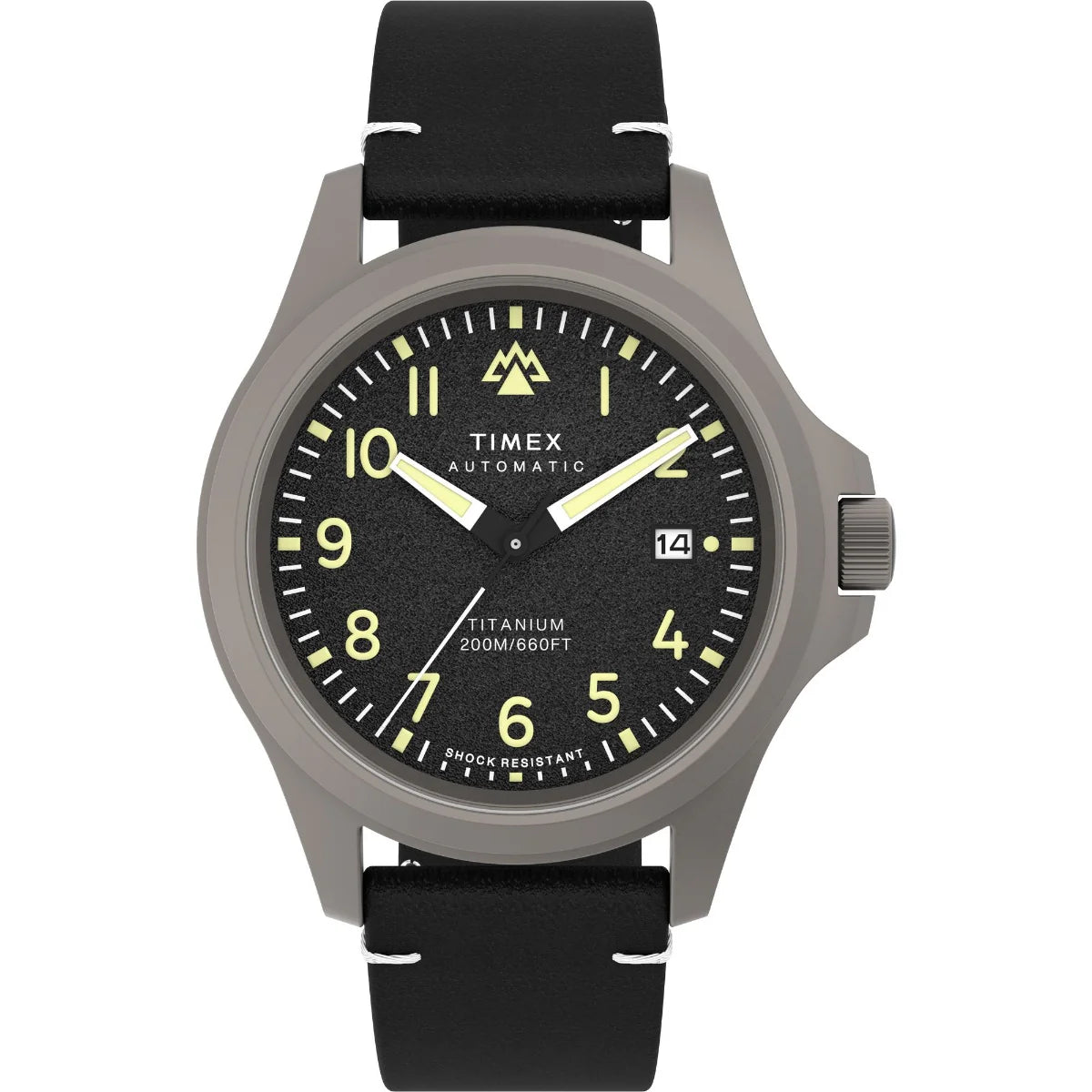 Timex Men Black Titanium Round Dial Analog Watch-TW2V54000X6 - KRISHNA WATCH COMPANY