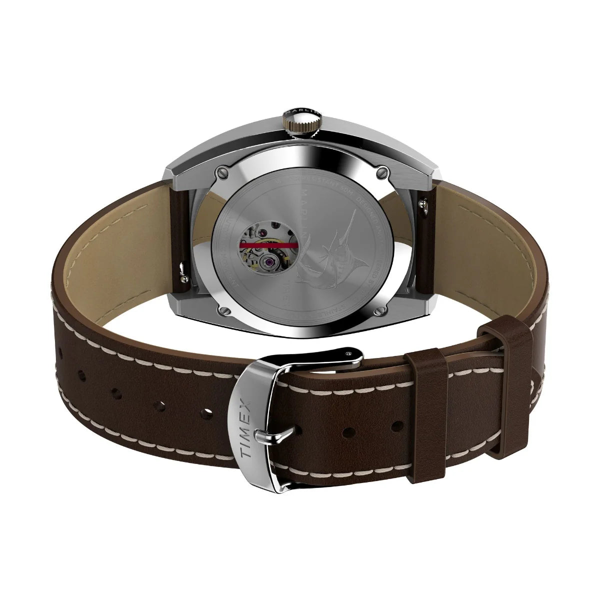 Timex Men Silver-Tone Stainless Steel Round Dial Mechanical Watch-TW2V62000U9 - KRISHNA WATCH COMPANY