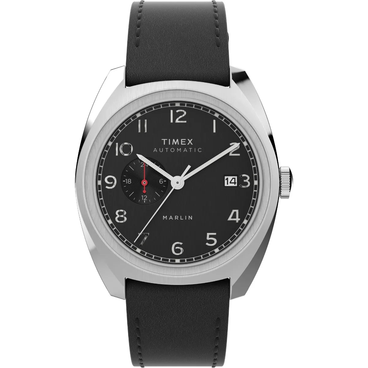 Timex Marlin® Sub-Dial Automatic 39mm Leather Strap Watch TW2V62100U9 - KRISHNA WATCH COMPANY