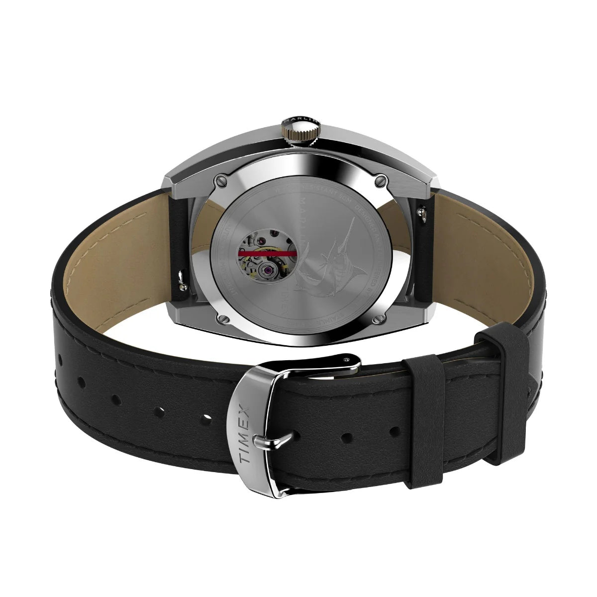 Timex Marlin® Sub-Dial Automatic 39mm Leather Strap Watch TW2V62100U9 - KRISHNA WATCH COMPANY