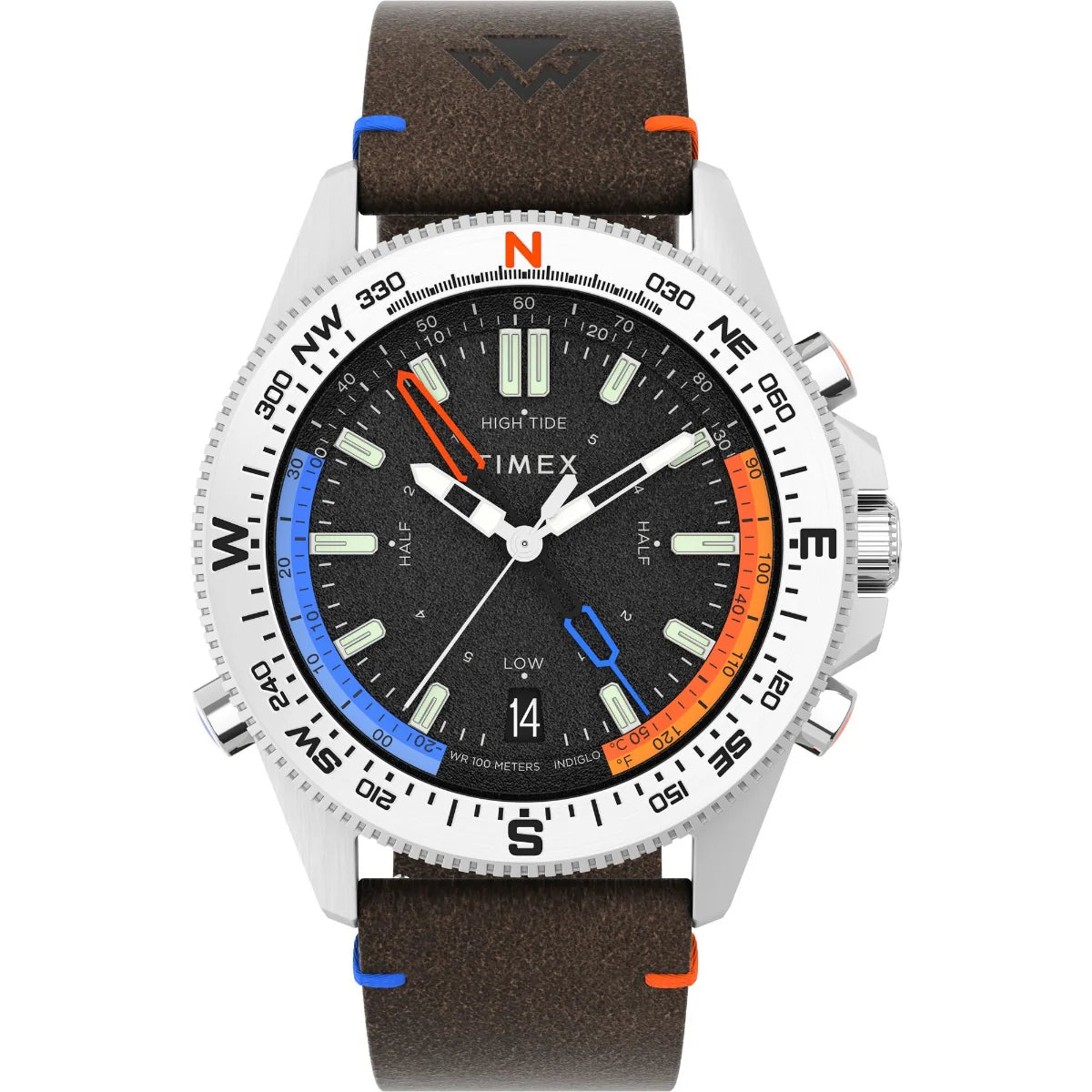 Timex Expedition North™ Tide-Temp-Compass 43mm Eco-Friendly Leather Strap Watch TW2V64400X6 - KRISHNA WATCH COMPANY