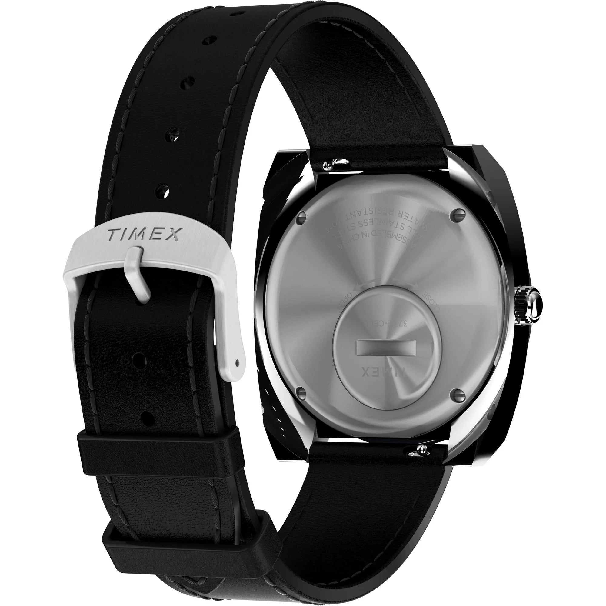Q Timex Black Tonneau Dial Analog Men's Watch - TW2V69500U9 - KRISHNA WATCH COMPANY