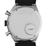 Timex Q Timex 3-Time Zone Chronograph 40mm Synthetic Rubber Strap Watch TW2V70200UJ