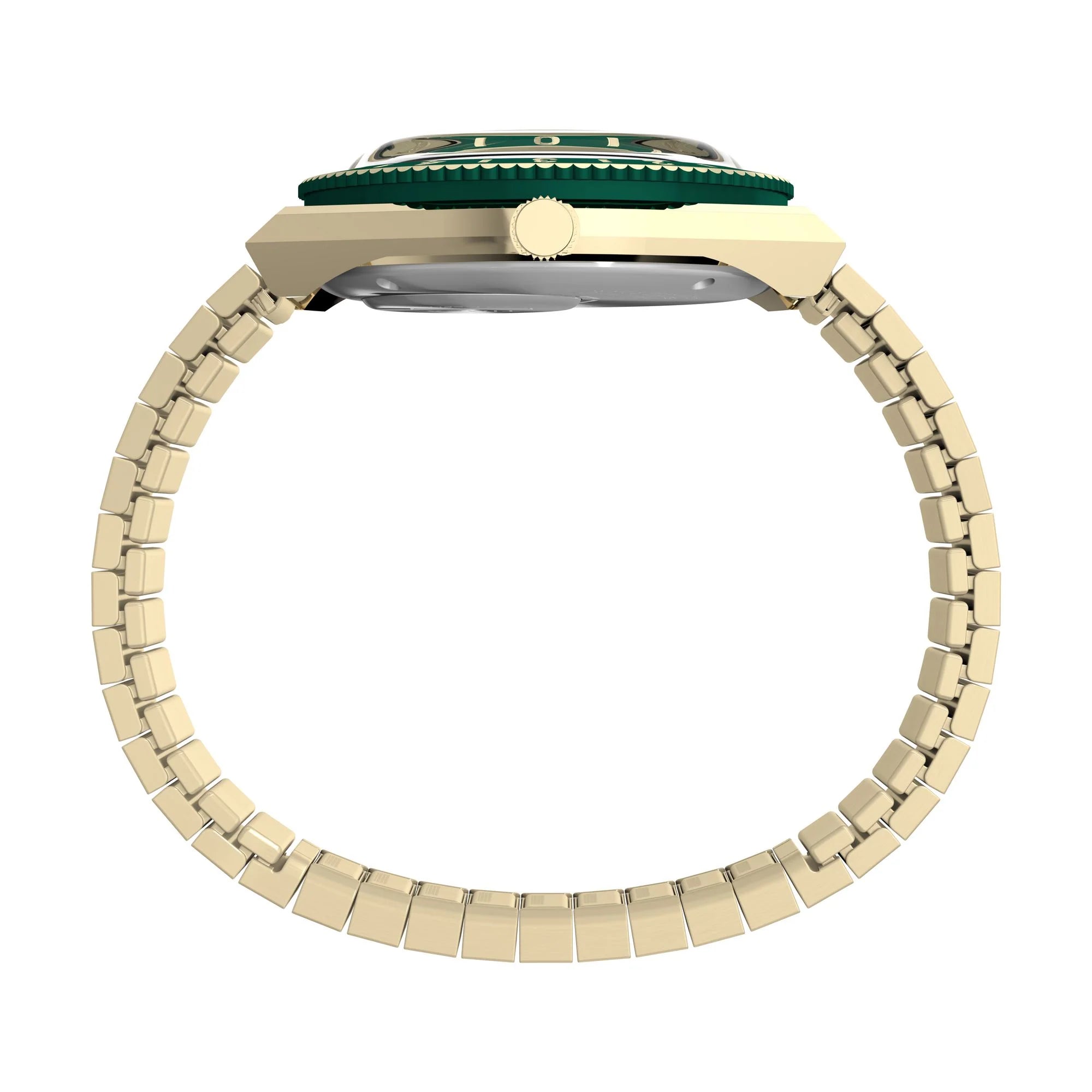 Q TIMEX Women Green Round Dial Analog Watch - TW2V92200UJ - KRISHNA WATCH COMPANY